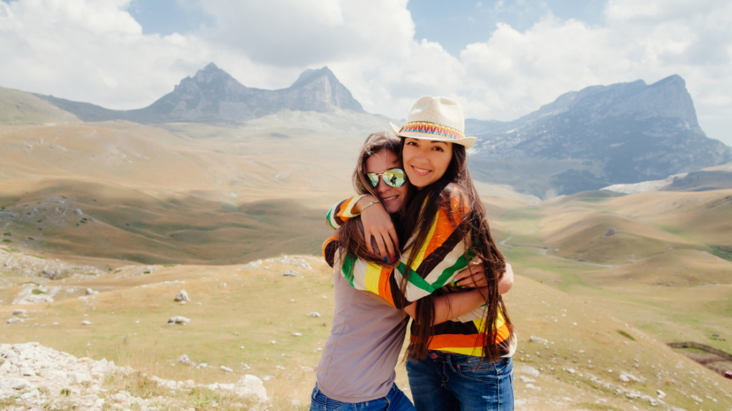 Besties travelling