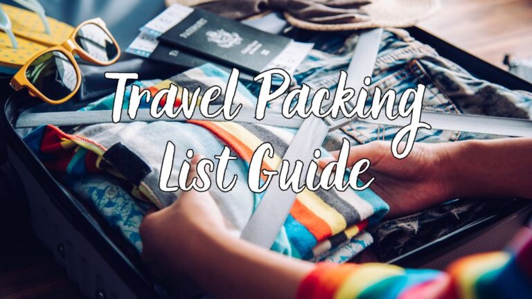 Travel packing list guide